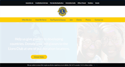 Desktop Screenshot of lionsclubofsavannah.com
