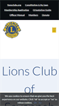 Mobile Screenshot of lionsclubofsavannah.com
